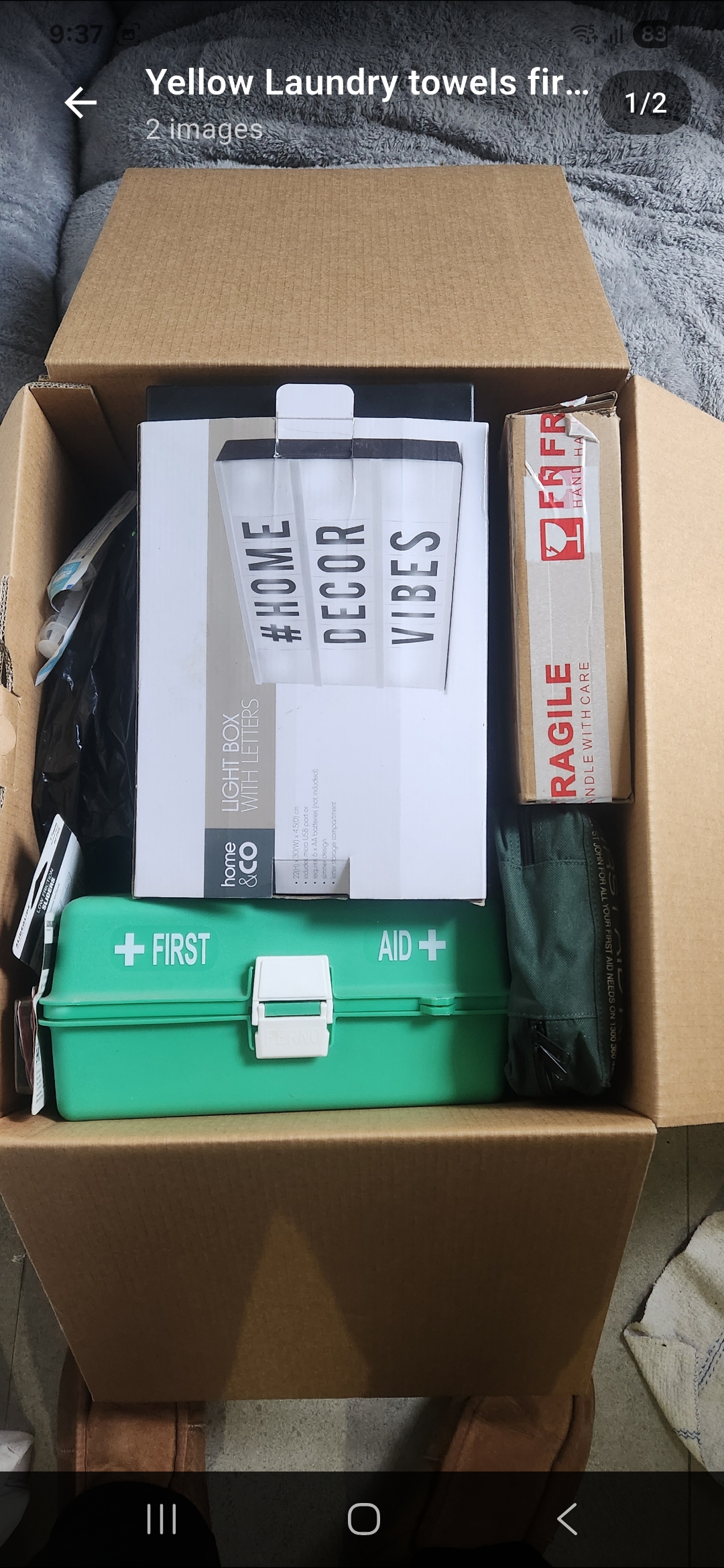 BoxAeye App Screenshot - Capture Item